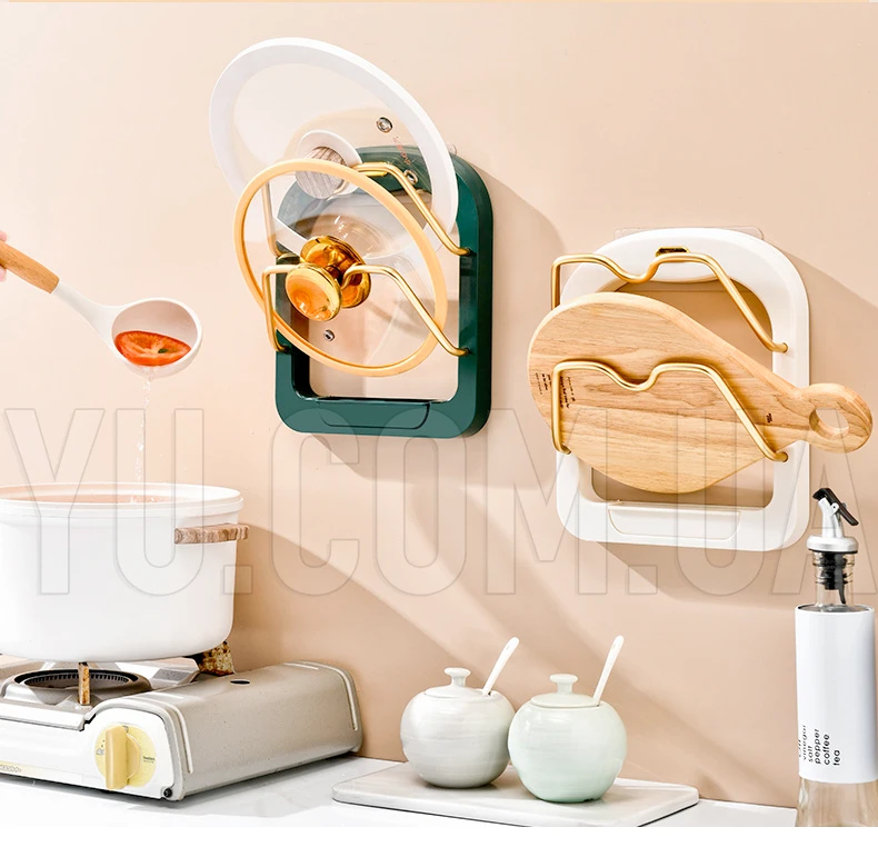 Держатель для крышек на стену, Kitchen Pot Cover Rack - подставка для крышек кастрюль